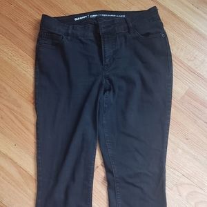 Old navy super skinny mid rise black denim jeans 6